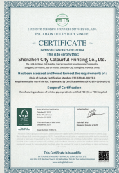 祝賀深圳市好晶彩印刷有限公司2022年快速通過(guò)FSC認(rèn)證